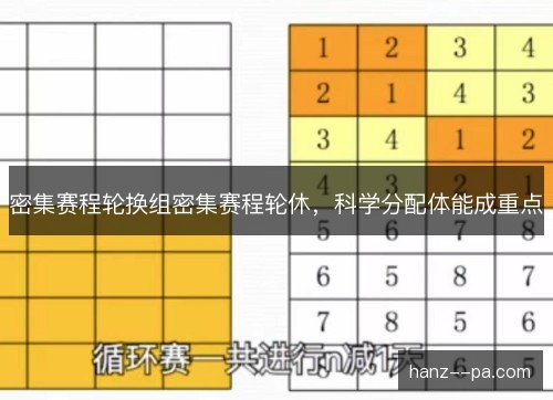 密集赛程轮换组密集赛程轮休，科学分配体能成重点